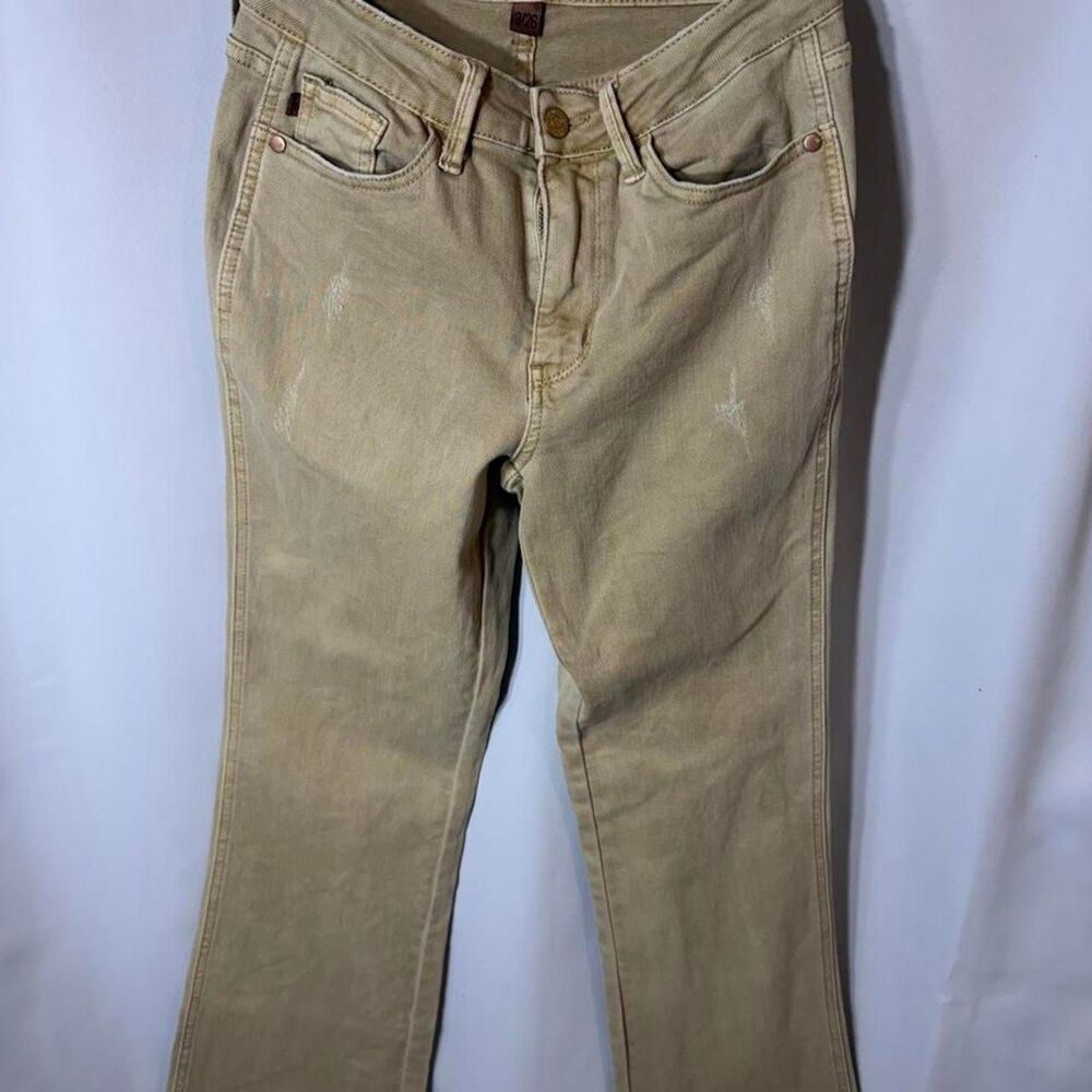 Judy blue Women's Tan and Cream Jeans